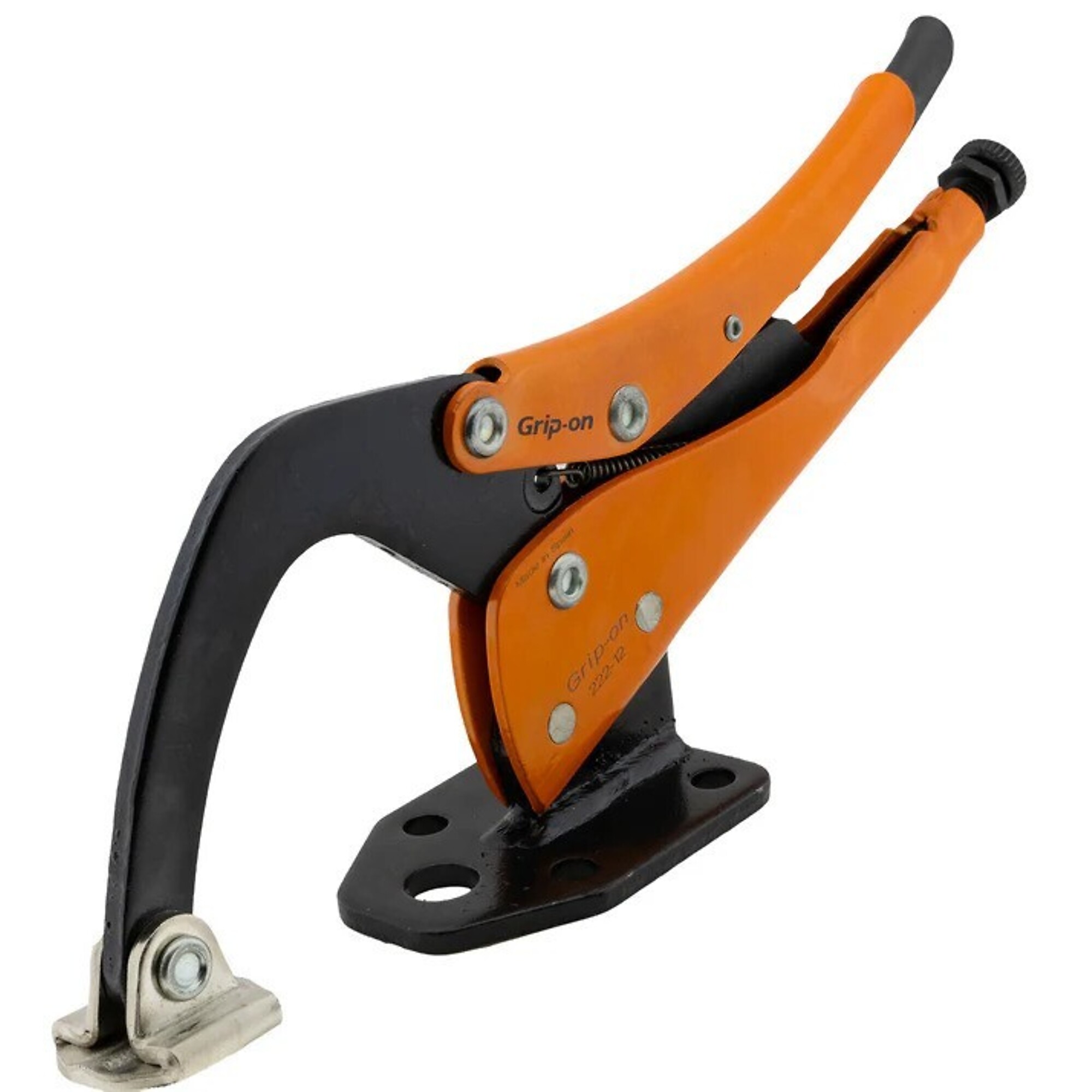 GRIP-ON 12"HOLD-DOWN CLAMP-ORANGE